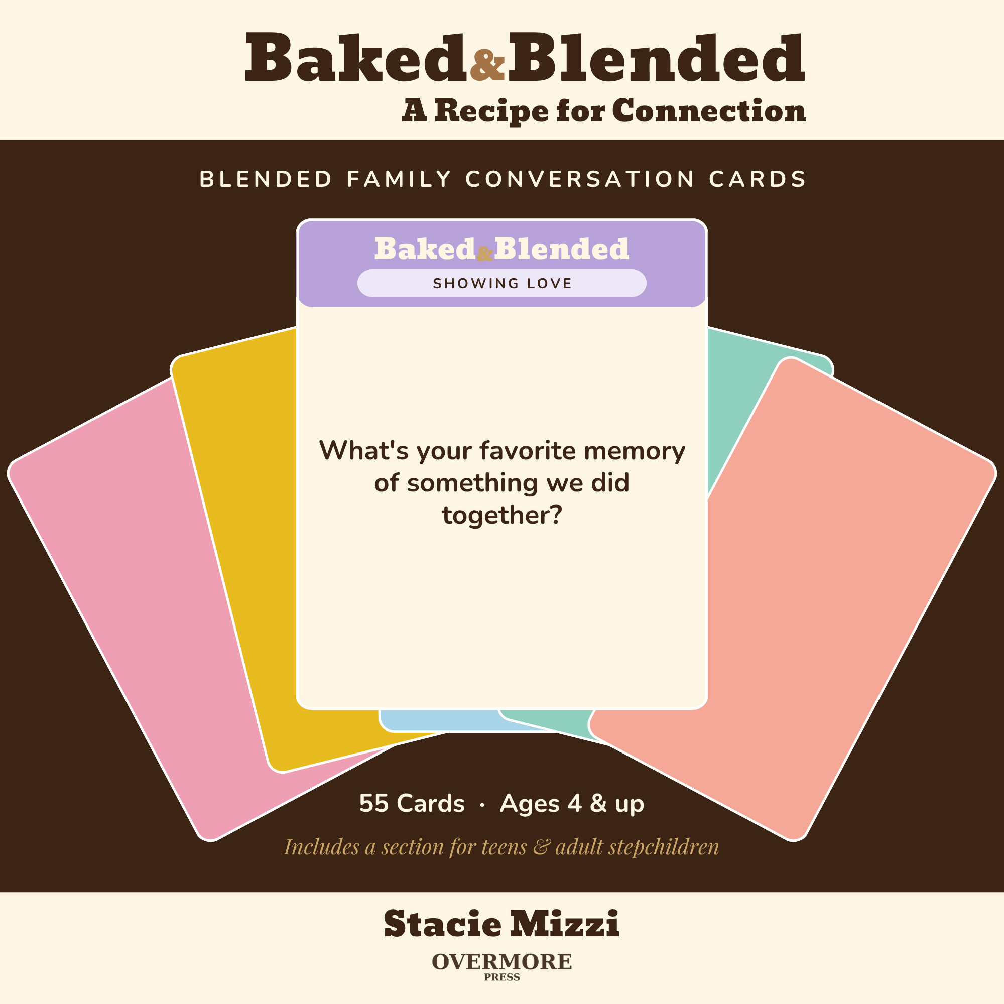 Baked & Blended: A Recipe for Connection card deck cover